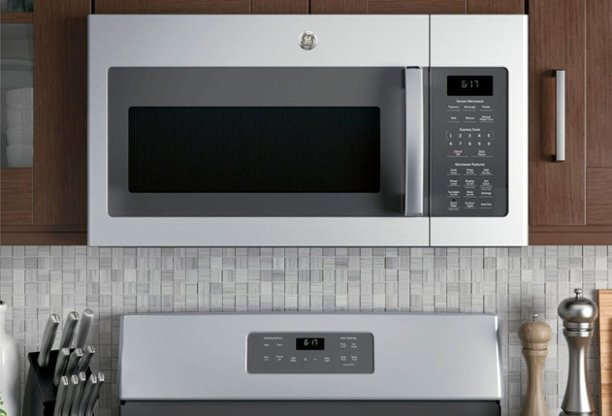 Range with over-the-range microwave