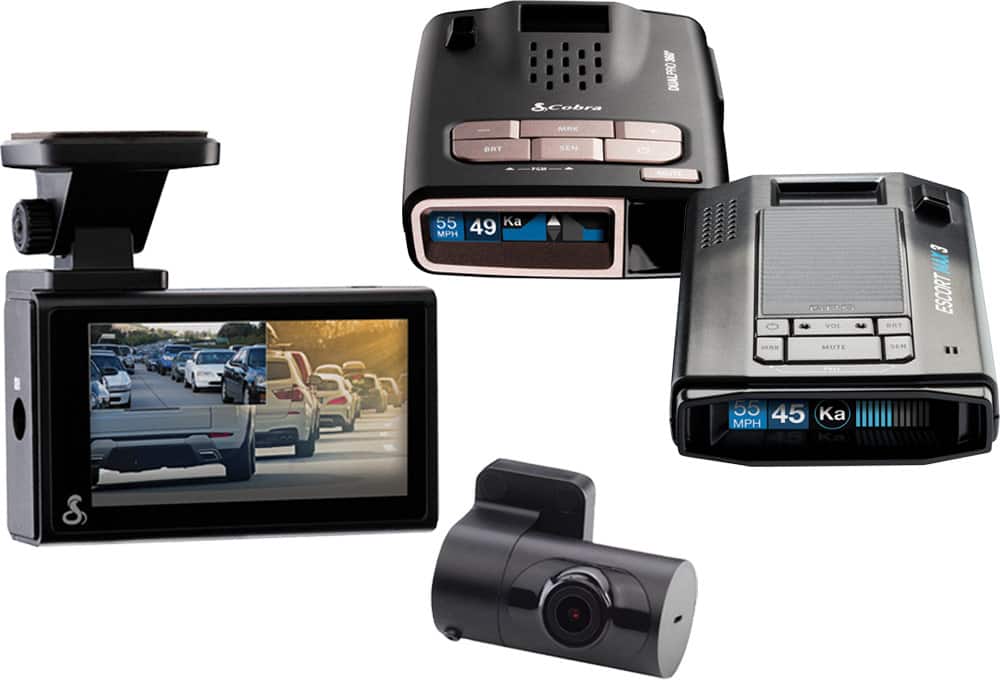 Radar detectors and dash camera