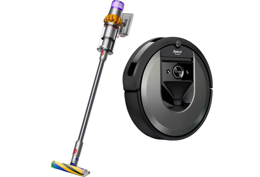 Stick vacuum, robot vacuum