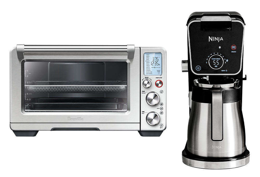 Smart convection oven, specialty coffee maker 