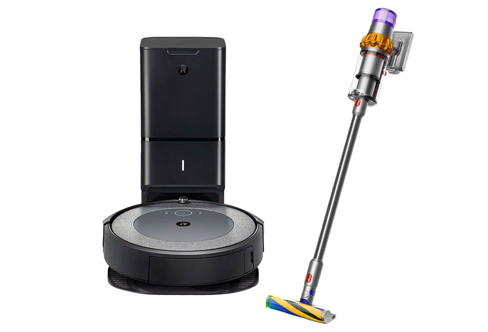Robot vacuum, stick vacuum