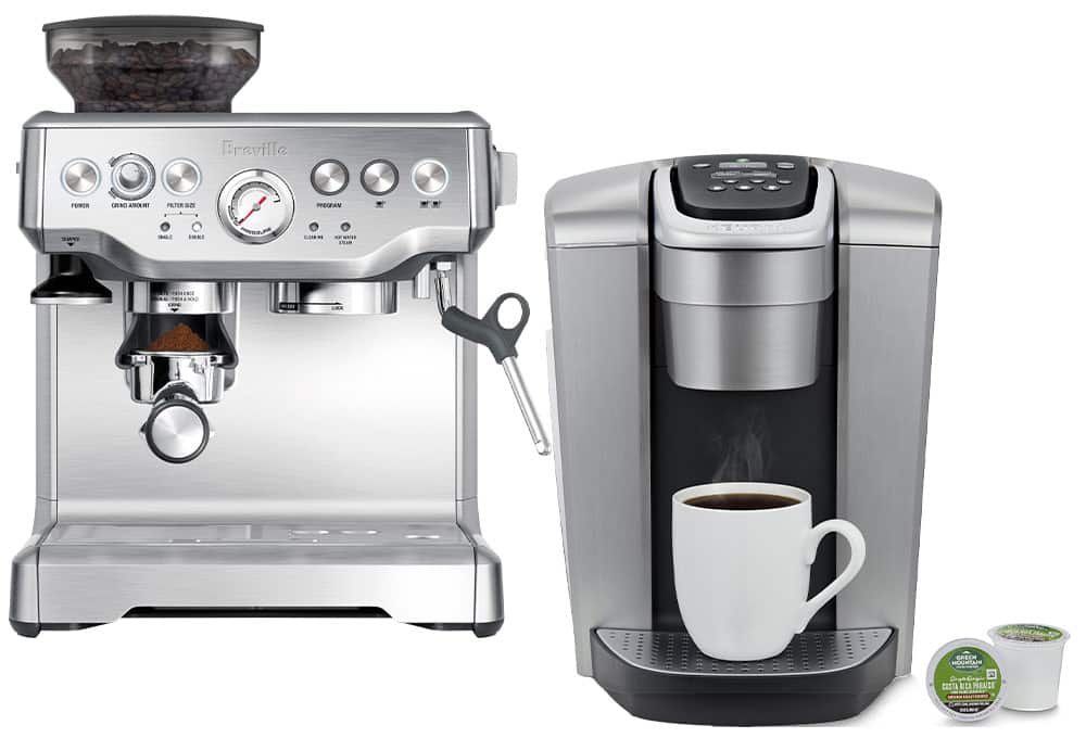 Espresso machine, single-serve coffee maker 