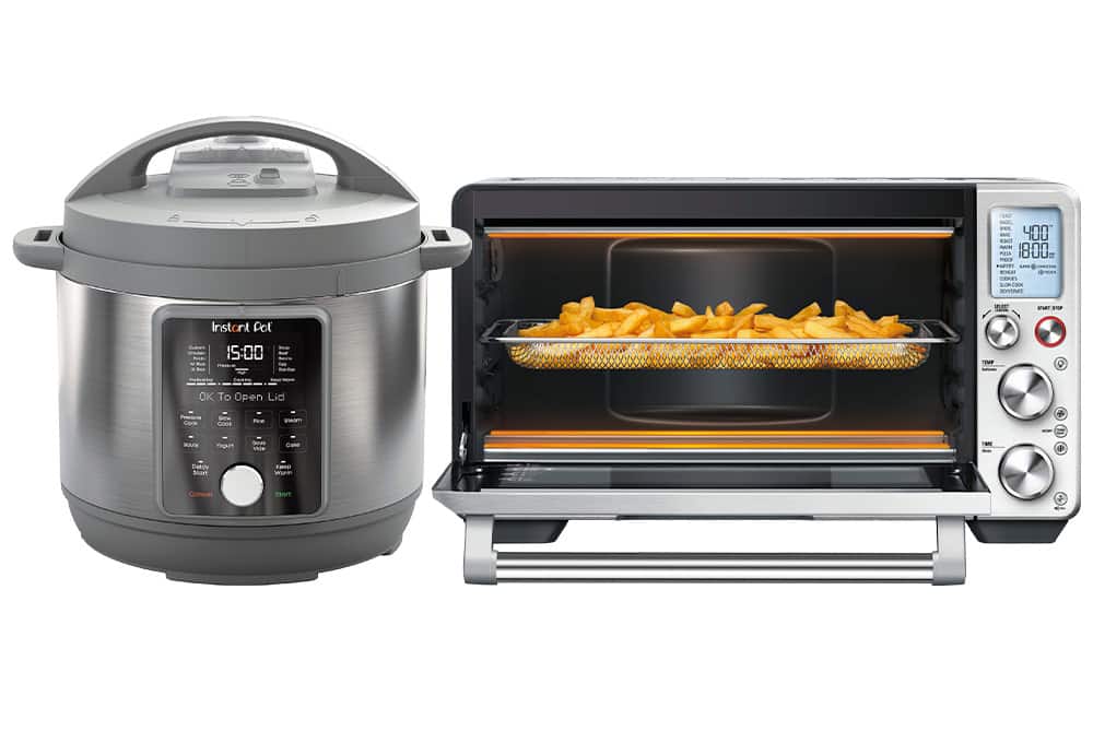 Pressure cooker, toaster oven
