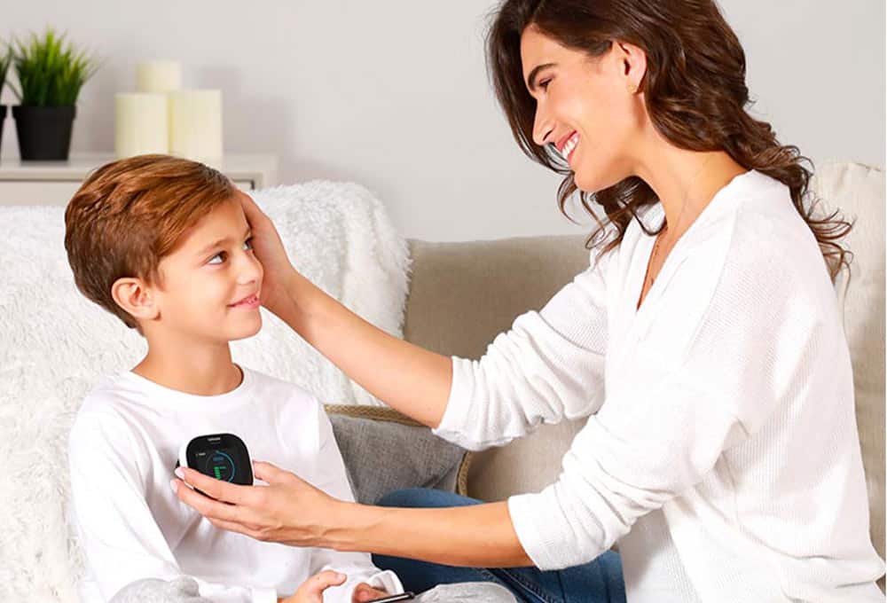 Parent monitoring child's health