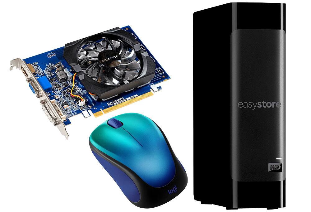 Hard, drive, mouse, graphics card