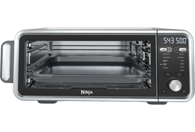 Silver toaster oven