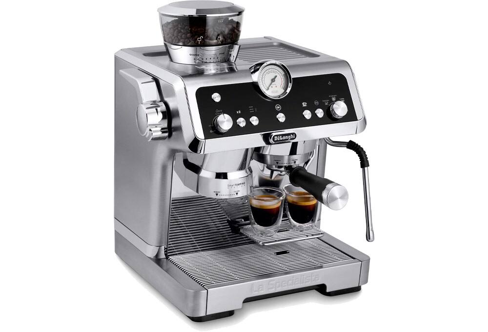 Stainless steel espresso machine