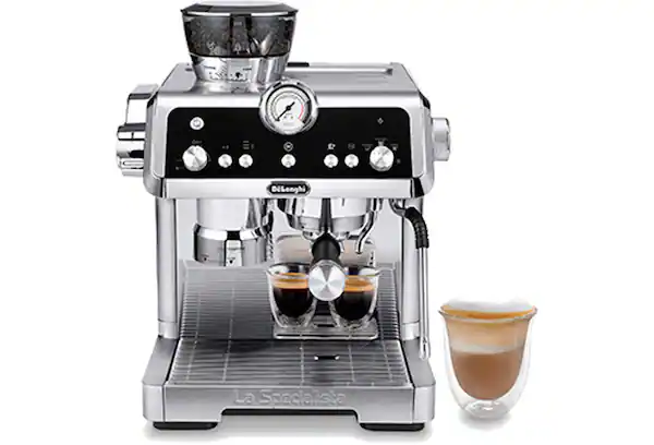 Stainless steel espresso machine