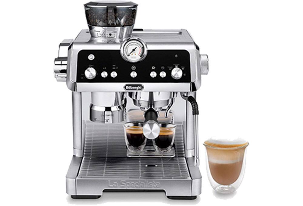 Stainless steel espresso machine