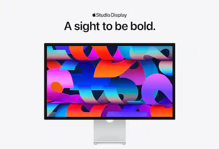 Studio Display. A sight to be bold.