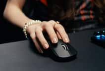 Person with mouse