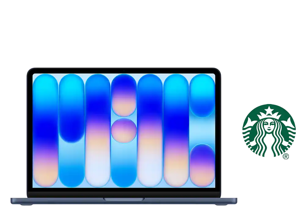 MacBook, Starbucks