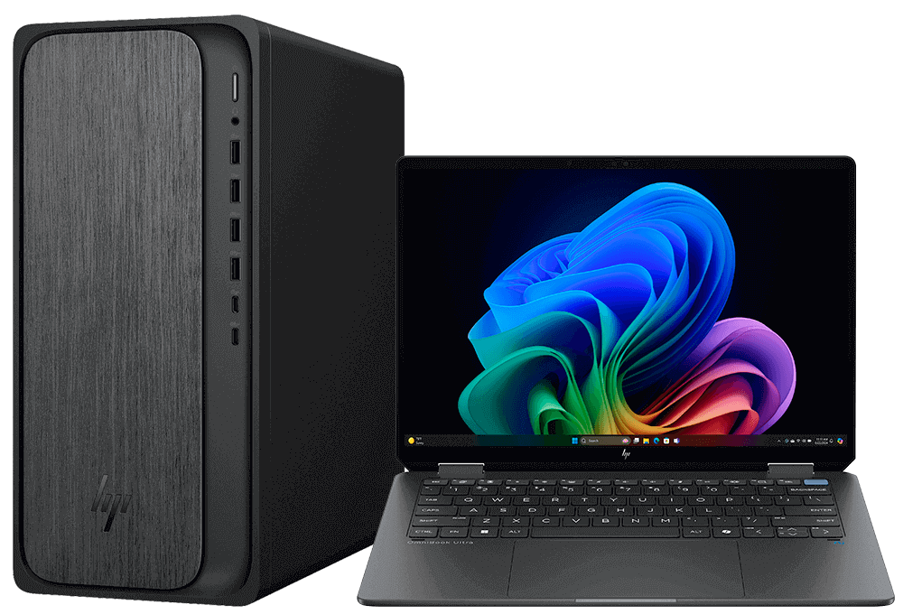 Laptop and desktop PCs