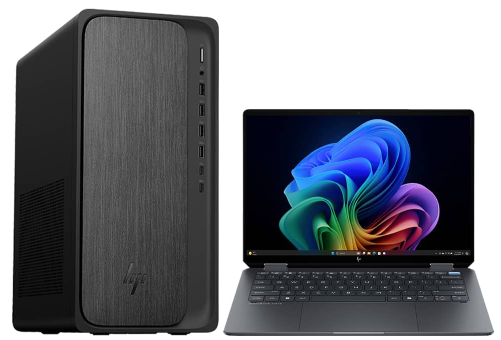 Laptop and desktop PCs