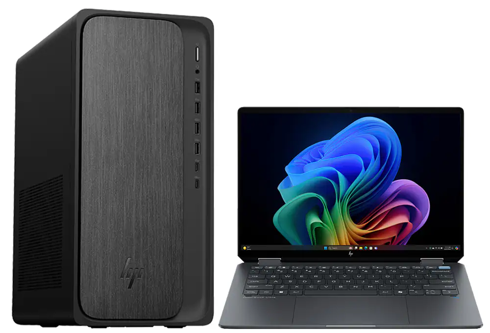 Laptop and desktop PCs