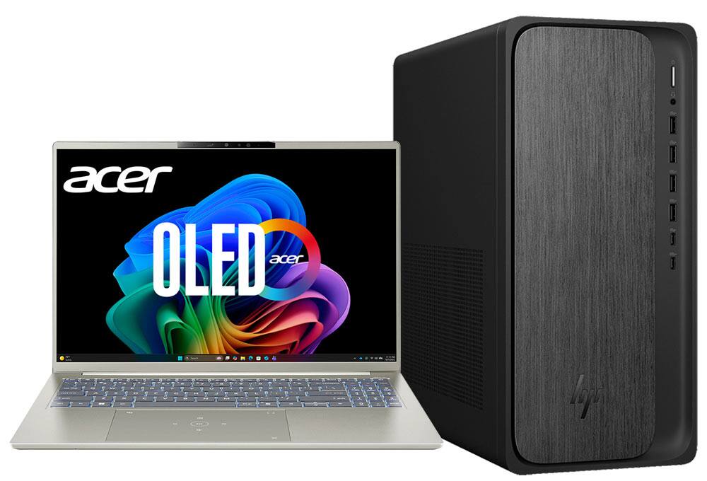 Laptop and desktop PCs