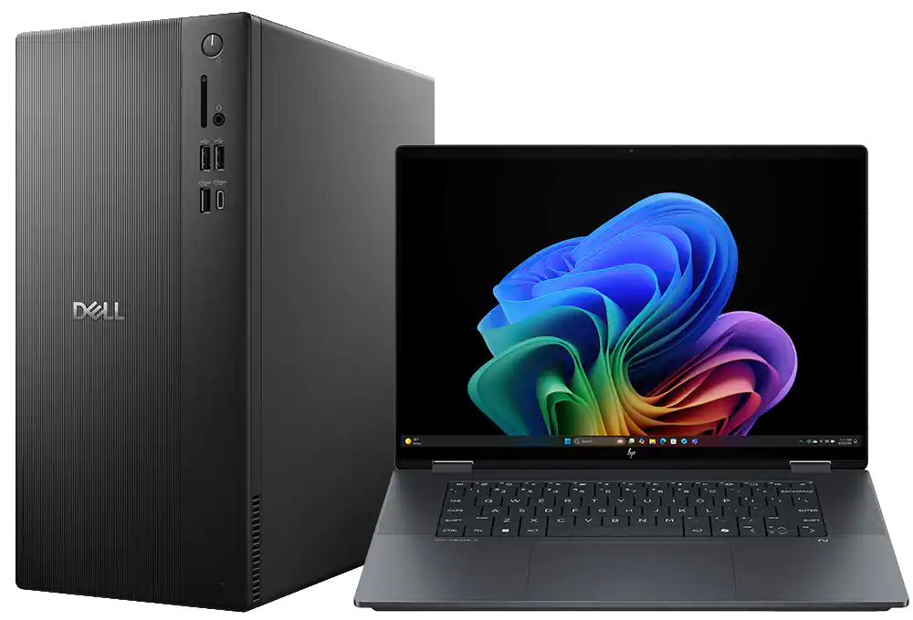 Laptop and desktop PCs
