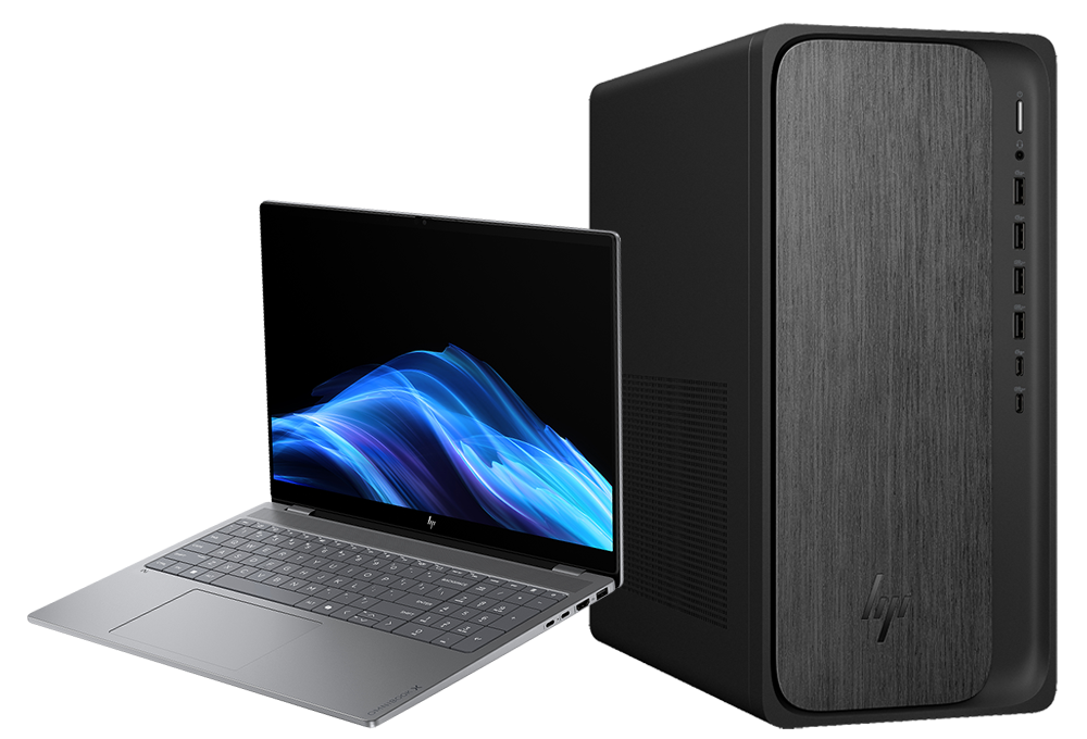 Laptop and desktop