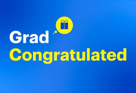 Grad Congratulated