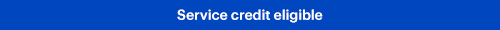 Service credit eligible