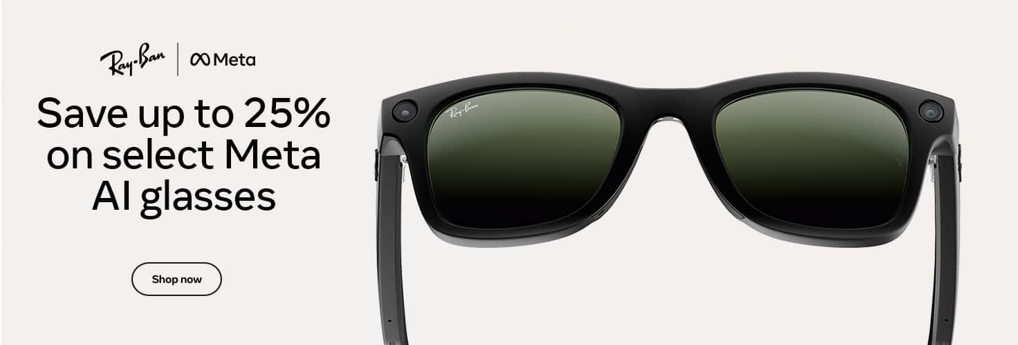 Save 25% on Ray-Ban Meta Gen 1 glasses