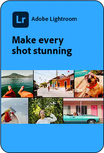Adobe Lightroom. Make every shot stunning.