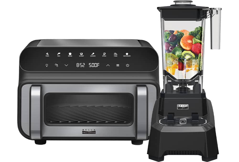 Blender, indoor grill and air fryer