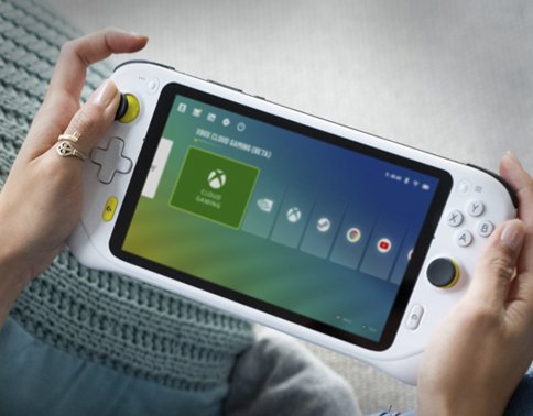 Person playing games on mobile phone