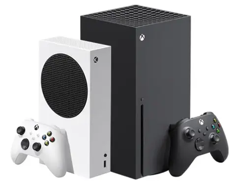 Video game consoles and controllers