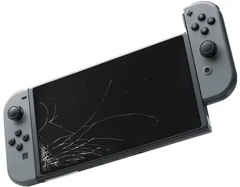Broken video game console
