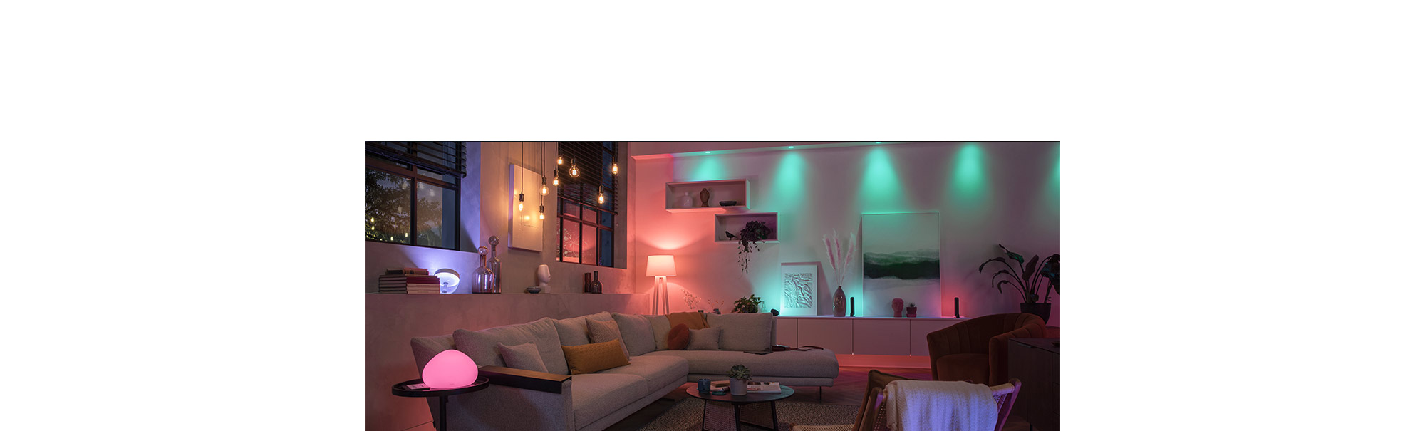 Lights in living space