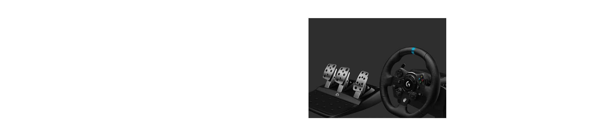 Video game racing wheel and pedals