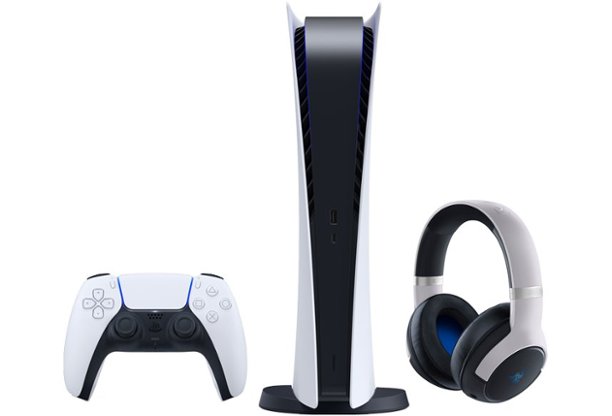 Video game console and controller, headset