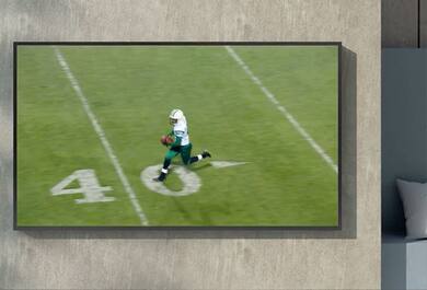 TV in outdoor setting