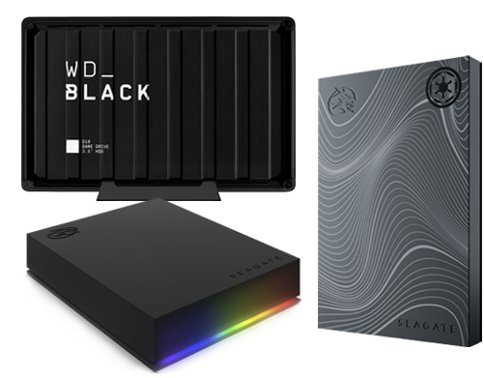 External hard drives and expansion card