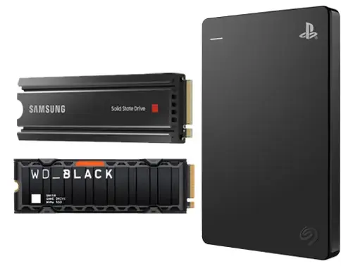 Internal solid-state drives and portable hard drive