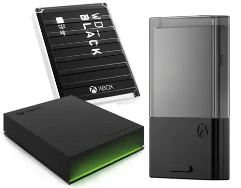 External hard drives and expansion card