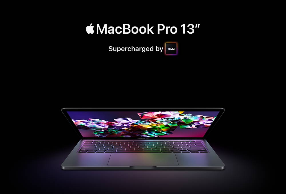 MacBook Pro 13 inch. Supercharged by M2.