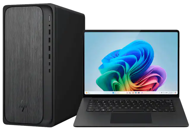 Laptop and desktop PCs