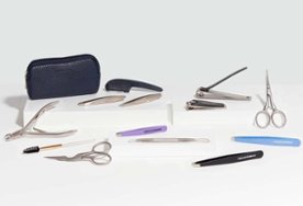 Tweezers, nail clippers, personal care products