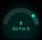 Readiness score of 8, Go For It