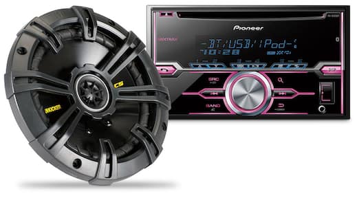 Speaker and car stereo receiver