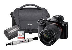 Sony Alpha a7 24.3MP Mirrorless Camera with 28-70mm Lens