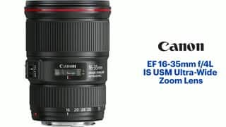 Canon EF16-35mm F4L IS USM Ultra-Wide Zoom Lens for EOS DSLR 