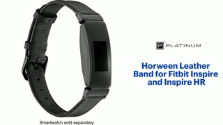 Best Buy: Platinum™ Horween Leather Band for Fitbit Inspire