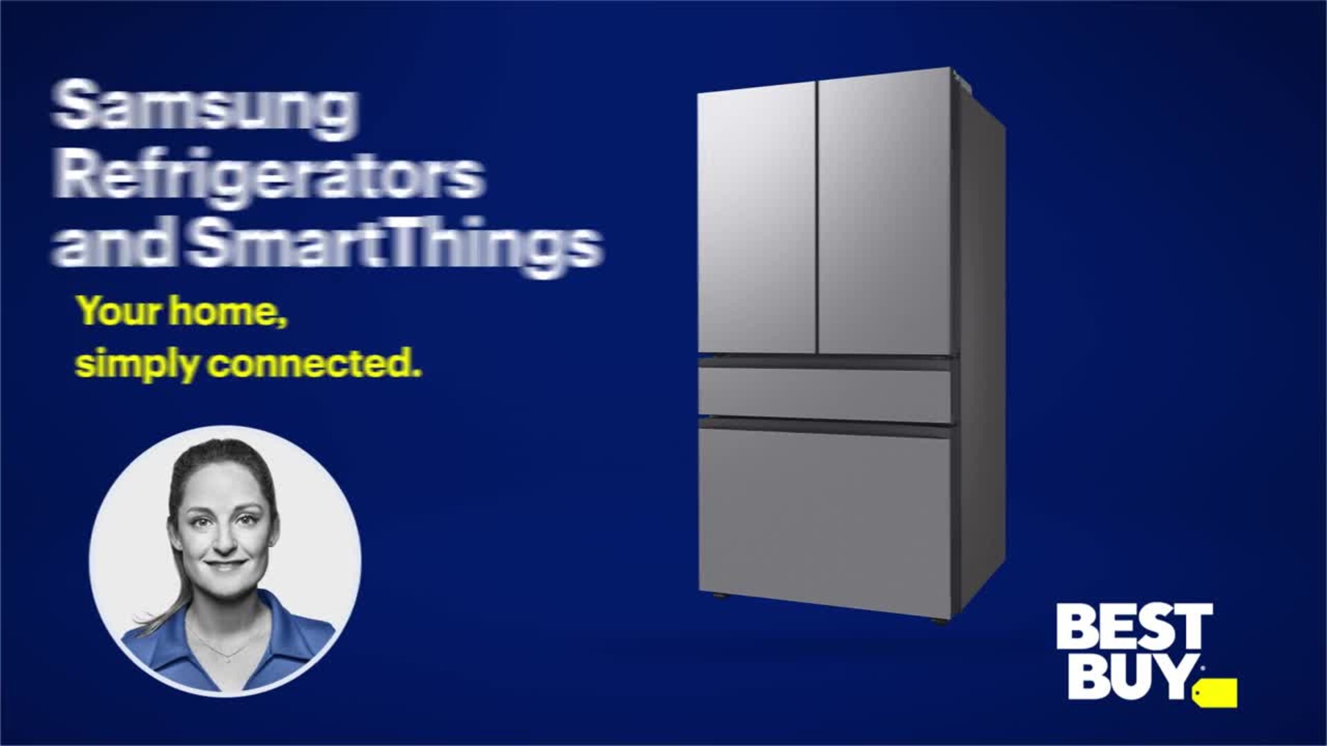 Shop Samsung Bespoke 4-Door French Door Standard-Depth Refrigerator  Includes Door Within Door & Electric Air Fry Range Suite in White Glass at