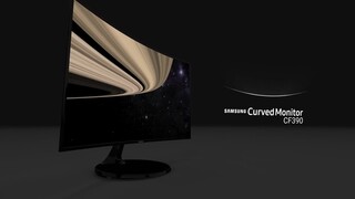 Samsung 390C Series 24 LED Curved FHD AMD FreeSync Monitor (HDMI, VGA)  Black C24F390 - Best Buy
