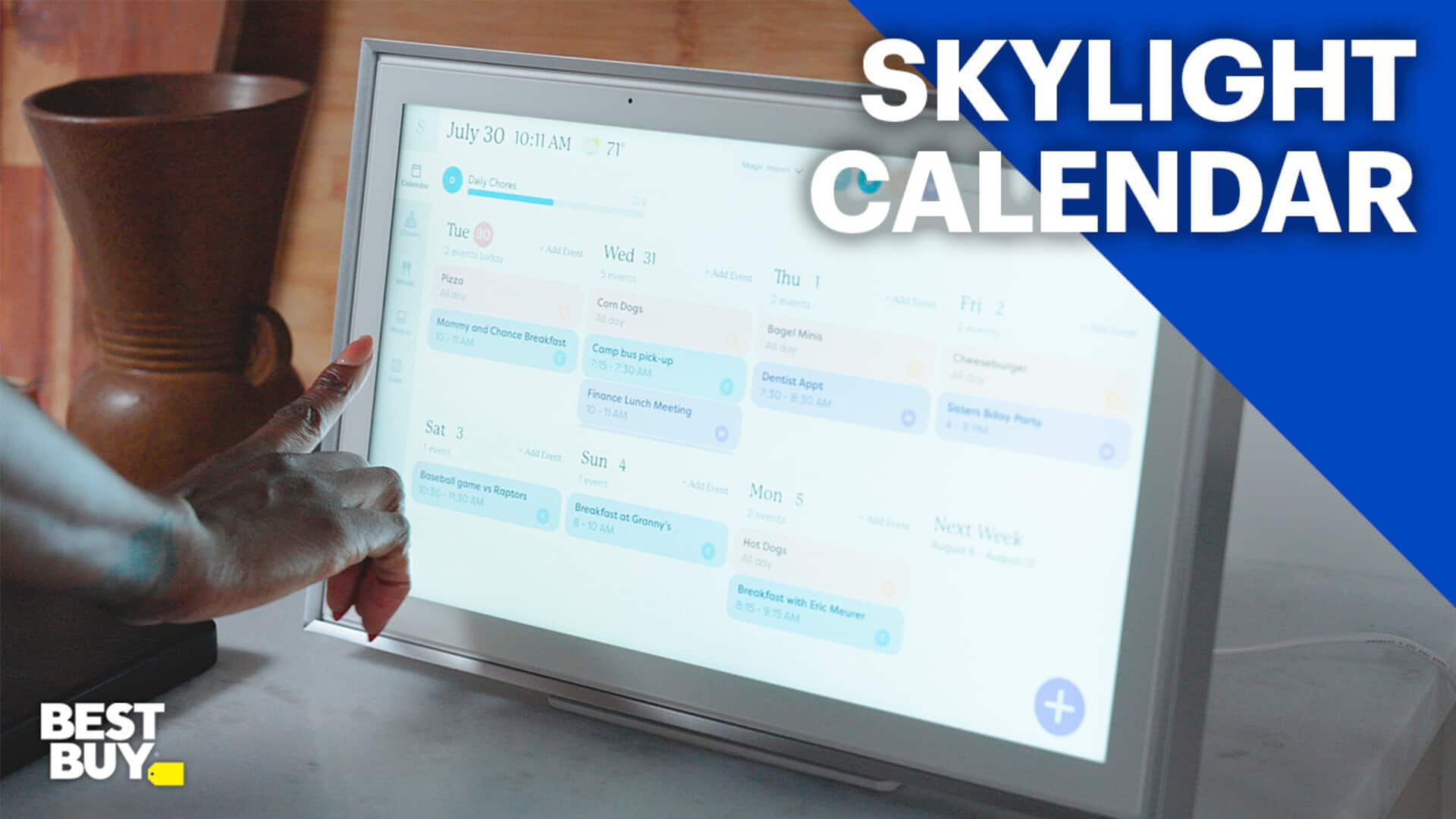 Skylight Calendar 15 Inch Touchscreen Smart Calendar and Chore Chart