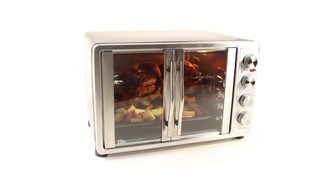 Elite Eto-4510m Double Door Toaster Oven with Rotisserie