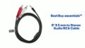 Best Buy essentials™ - 6' Audio RCA Cable Features video 0 minutes 48 seconds